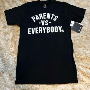 NWT Detroit vs. Everybody black T-shirt